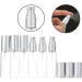Furnido 10-Pack Mini Glass Perfume Spray Bottles | Portable 10ml Refillable Atomizers with Aluminum Pumps for Travel - Buy Online on GoSupps.com