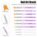 10-Part Nail Brush Set for Gel & Acrylic Nails - Perfect for Manicure & Nail Art Design | International Shipping Available - Buy Online on GoSupps.com