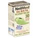 NeilMed NasaFlo Eco Neti Pot Sustainable Nasal Irrigation System for Sinus Relief BPA-Free & Eco-Materials Gentle Gravity Flow Includes 30 Sinus Rinse Premixed Packets Natural & Earth-Friendly