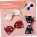 minkissy Ribbon rhinestone hair clip Bowknot Ponytail Holder ribbon bows hair clips Crystal Sparkling Bowknot Hair glitter bows hair clips Hair Bows bride Rhinestone issue card Glitter - Buy Online on GoSupps.com