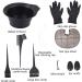 Healifty Hair Dye Coloring Kit 20Pcs - Hair Dye Bowl Hair Dye Brush Hair Dye Comb Hair Coloring Cape Ear Cover Gloves Hairpin Hair Dying Accessory Kit for Hair Coloring Assorted Color 20pcs - Buy Online on GoSupps.com