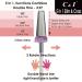 C & I 5 in 1 Nail Drill Bit - Cross & Slim Edition | Professional Electric Manicure Drill Machine | Double Fine XXF - Buy Online on GoSupps.com