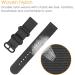 ViCRiOR Nylon Quick Release Band for Garmin Venu SQ Music - Black - Buy Online on GoSupps.com