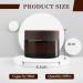 SUQURTOM 10-Pack 30ml Amber Glass Containers - Refillable Jars for Creams Lotions & Essential Oils | Durable Brown Cosmetic Storage - Buy Online on GoSupps.com