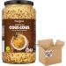 Moroccan Cous Cous with Vegetables 1kg Jar - Suitable for Vegans - Buy Online on GoSupps.com