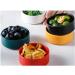 Fruit Bowl Snack Containers Dip Bowl Set Porcelain Bowl Round Seasoning Dish Snack Serving Dish Selection Suitable for Kitchen Breakfast Bowls (Color : D) (A) - Buy Online on GoSupps.com