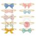 Headbands and Bows for Baby Girl 10 Pcs Hair Accessories for Newborn Infant Toddler with Different Chic colors and Styles