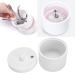 Shop Clean Round Nail Art Box - Durable Glass & Metal Manicure Accessories for Perfect Nails | International Shipping Available - Buy Online on GoSupps.com