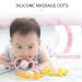 Silicone Baby Teething Toy with Rattle Bell | Deer Shape Teether for 3+ Months | Food-Grade Infant Chew Toy for Sucking Needs - Buy Online on GoSupps.com