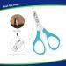 WePet Professional Pet Nail Clippers - Sharp & Safe Claw Trimmer for Cats, Dogs, Puppies, Kittens, Hamsters, Rabbits, Small Animals - White/Blue #06 - Buy Online on GoSupps.com