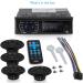Pyle Marine Head Unit Receiver Speaker Kit with Bluetooth, AM/FM Radio, 6.5 Waterproof Speakers - PLMRKT48BK - Buy Online on GoSupps.com