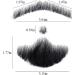 Faux Hommes Barbe de la Barbe r elle Moustache Moustache Barbe la Vie comme la Moustache de Vraie Cheveux Fausse Moustache pour l'homme Vie comme la Moustache de Vraie Cheveux - Buy Online on GoSupps.com