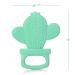 PrimaStella Silicone Cactus Teethers for Babies - Set of 2, BPA Free, Safety Tested, Cute & Soothing, Easy to Hold - Green & Neo Mint - Buy Online on GoSupps.com