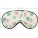 Flamingo and Leaf Sleep Mask for Men and Women - Adjustable Strap Eye Cover for Blocking Light during Night Sleep, Travel, and Naps - Buy Online on GoSupps.com