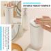 FERCAISH Push Down Liquid Dispenser Hand Press Detergent Box Travel Cosmetics Dispenser Bottle - Lockable Pump Dispenser Bottle for Nail Polish Remover Alcohol or Other Liquids (White) - Buy Online on GoSupps.com