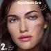 Anesthesia Colored Contact Lenses Gris - Monthly Gray Green Lenses for Dark Eyes | Shop Internationally - Buy Online on GoSupps.com