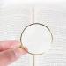 Gold Chain Necklace with 1-3/4 Inch Optical Magnifier Lens - Ideal for Reading Fine Print and Increasing Vision - Library Reading Jewelry - Buy Online on GoSupps.com