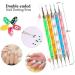 JOYJULY 15pcs Professional Nail Art Brushes Kit & 5pcs Dotting Tool Set - White - Buy Online on GoSupps.com