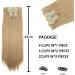 Clip-In Extensions Like Real Hair 6 Pieces 61 cm Hair Extensions with Clips 6 Wefts 16 Clips for Complete Hair Extensions Straight Hair Extensions for Women (27/613) - Buy Online on GoSupps.com