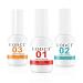 Dip Powder Liquid Set 15ml Large Capacity Dipping Powder System Essential Set with Base & Top Coat Dip Powder Activator No Need Nail Lamp Cured Good for Nail Salon and Nail Beginners