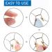 12 Pairs Anti-Slip Eyeglass Nose Pads Comfortable Sponge Nose Pads for Glasses & Sunglasses | Skin Color 1.5mm - Buy Online on GoSupps.com