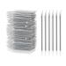 Body Piercing Needles, ATOMUS 10pcs 16G Stainless Steel Sterile Disposable Ear Nose Navel Nipple Lip Piercing Needles