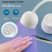 24W LED UV Nail Lamp for Gel Nails | 360 Rotatable Gooseneck Nail Dryer - Buy Online on GoSupps.com