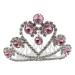 Ipetboom Daily Use Hair Accessories Crown Comb Crowns for Kids Rhinestone Headpiece Kids Hair Accessories Crystal Crown Kids Crown Hair Accessories for Kids Child Rhinestones Hair Comb