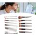 Face Powder Applicator Cosmetic Brush Set 18 Pieces Ergonomic Design Synthetic Fiber Aluminum Tube Multi-Purpose for Eyebrows Soft and Silky Blush Lips - Buy Online on GoSupps.com