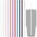 XM 10 Pack Reusable Straws with Clearing Brush 12in Long Replacement Straws 10 Colors Tumblers Straw Replacement Food Grade Reusable Plastic Straws Durable for 40oz Tumblers Mugs Half Gallon Jug SHAFU - Buy Online on GoSupps.com