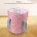 Foldable Foot Tub Polyester Double Layer Collapsible Camping Bucket with Storage Bag for Outdoor (Pink) - Buy Online on GoSupps.com