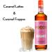 Cafe Pocco Premium Caramel Syrup - 750ml Glass Bottle with Reusable Pump | 10ml Pump Included | 1 Pack - Buy Online on GoSupps.com