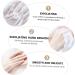 HAPINARY 2 Pairs Hand Removedor De Gel Hand Peeling Gel Boat Socks Moisturizing Gel Hand Exfoliating Gloves Cat Paw White Non-Woven Fabric Care - Buy Online on GoSupps.com