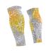 Oyihfvs 1 Pair Knee Compression Leg Sleeve, Non-Slip Leg Guard Compression Socks Cover Multi 14 8.67"(W)x 13.0"(L)