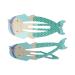 Buy Solida Kids Hair Clips - Mermaid Design Turquoise 2 Pieces - International Shipping Available - Buy Online on GoSupps.com