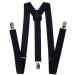 Buy Aonat Heavy Duty Men's Braces Durable Elastic Y-Form Adjustable Extra Strong Clips Fits All Sizes Black 2.5 cm Wide - Buy Online on GoSupps.com