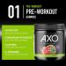 Pre-Workout Energy Gummies - Watermelon Flavor | 75 Vegan Non-GMO Gluten-Free Gummies with Caffeine & Alpha GPC - Buy Online on GoSupps.com