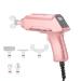 Electrical spine massager body relaxation spine chiropractic setting tool corrector gun joint reduction massager with 6 interchangeable heads (rose gold) (EU)
