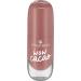 Essence Cosmetics Gel Nail Color Gellack Nailack No. 26 WoW Cacao Braun Expresser result long -lasting color -intensive gelig glossy without acetone vegan microplastics particles free (8ml)