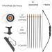 DOSTYLE Youth Bow and Arrow Set for Children | Outdoor Junior Archery Training Kit | Great Gift for Kids | Black - Buy Online on GoSupps.com
