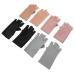 FOMIYES 4 Pairs Manicure Half Finger Gloves Manicure Uv Gloves Anti-uv Gloves for Gel Nails Gel Nail Lamp Uv Gloves Uv Gloves for Gel Manicures Nail Uv Gloves Spandex Daily Use Women's
