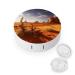 Contact Lens Case Western Desert Portable Travel Contact Lens Box Contact Lens Storage Box