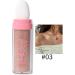 PICKX Fluorescent powder Body Flash Powder Stick Shiny Pink Fairy Pink Shiny Pink White Moonlight Powder Makeup stick Fairy Powder Highlights Fairy Powder Fairy Pink Highlights Patch Fairy Makeup (03#Gold) - Buy Online on GoSupps.com