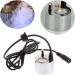 Kcnsieou Small Red LED Light Ultrasonic Mist Maker Fogger Water Fountain Pond Decoration - Buy Online on GoSupps.com