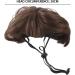 1 Piece Pet Wig Dog and Cat Cosplay Wig Christmas Dog Wig Large and Small Dog Wig Pet Wig with Bangs Suitable for Artistic Photos and Holiday Parties (Brown) - Buy Online on GoSupps.com