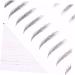 DRESSOOS 4 Sheets Pairs Eyebrow Sticker Hair-like Simulation Artificial Eyebrow Patch Black - Buy Online on GoSupps.com
