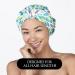 Betty Dain Trendy Turban Shower Cap - Aqua Stones | Water Repellent, Sound-Reducing, Roomy Design Sleep Cap - Buy Online on GoSupps.com