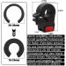 E Roller Lock - 4-Digit Bicycle Cable Lock for Xiaomi M365/PRO2/Max/ES/GXL Scooter & More | 1.2m Anti-Theft Solution with 12mm Steel Cable - Buy Online on GoSupps.com