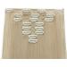 26 Ombre Colorful Synthetic Clip in Hair Extensions - Ash Blonde/Bleach Blonde - 8Pcs 18Clips - 26 inch - Buy Online on GoSupps.com