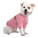 Hualisiji dog sweater Small dog chihuahua sweater dog sweatshirt dog hoodie warm and light easy to wear with a soft texture elasticity (pink xl) pink XL